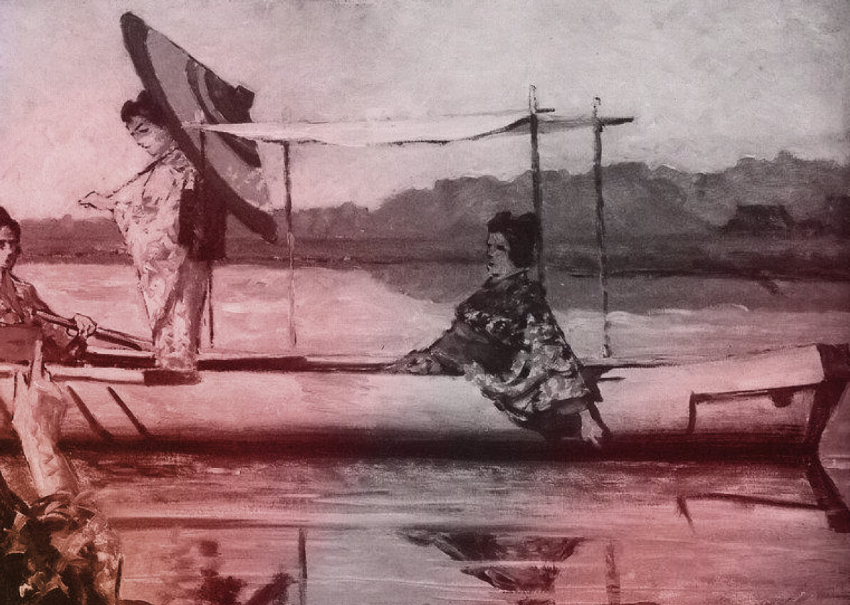 Картина Верещагина «Прогулка в лодке», 1903 год