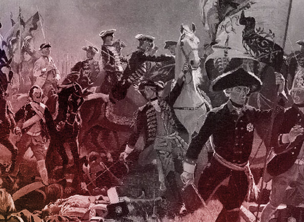 Картина Карла Рехлинга «Фридрих Великий в битве при Цорндорфе»