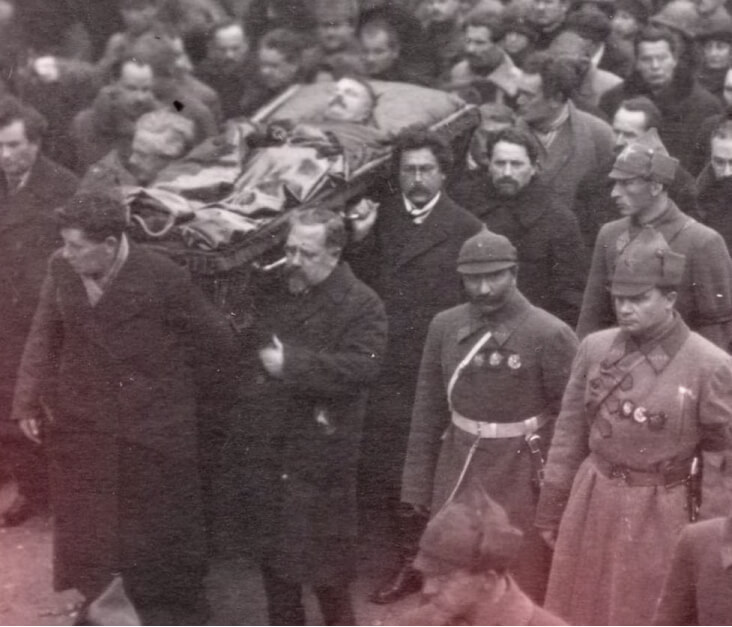 Похороны Михаила Васильевича Фрунзе. Москва. 1925 г.Фотография
