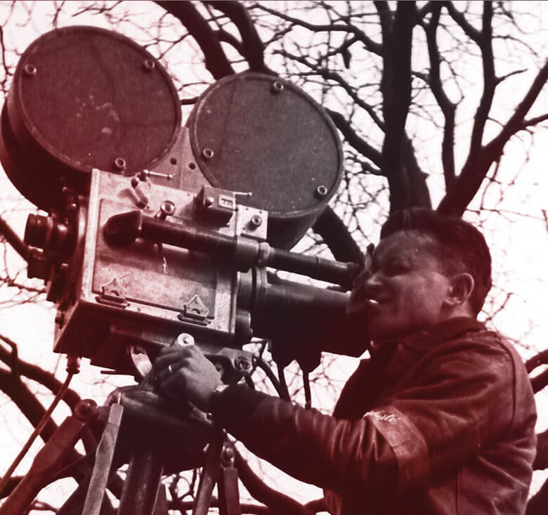 Фотография кинооператора за работой