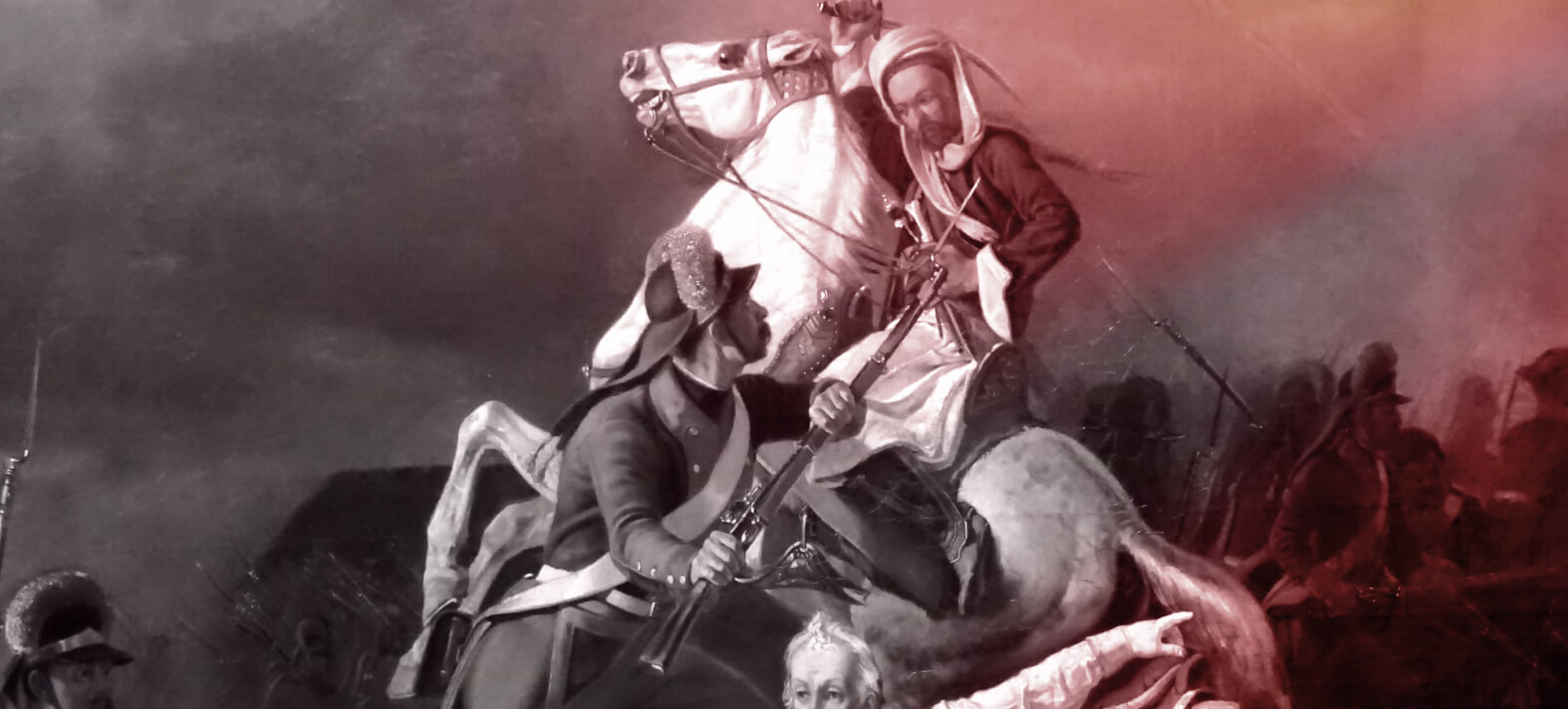 Картина «Спасение генерал-аншефа А.В. Суворова гренадером Степаном Новиковым в сражении при Кинбурне 1 октября 1787 года». Холст, масло. Автор - К.И. Кеппен, 1855год