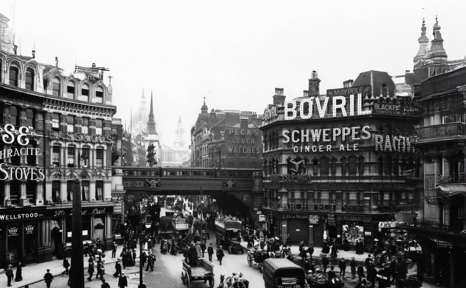 Фотография Цирка Ладгейт, Лондон, 1910 год