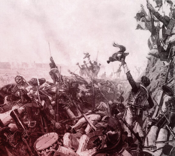 Картина Верещагина «Конец Бородинского боя». 1899-1900 год
